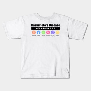 Hashimoto's Disease - Disability Awareness Symptoms Kids T-Shirt